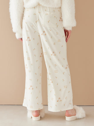 Cat and Flower Long Pants