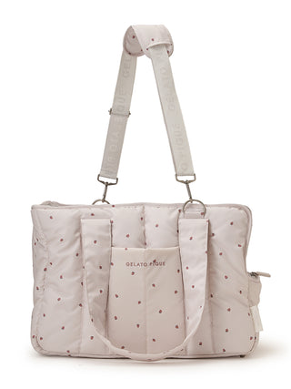 【CAT&DOG】Strawberry Quilting Carrier Bag
