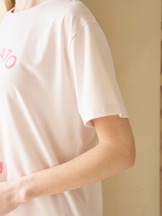 Ice-cream / Bear One Point Printed T-shirt