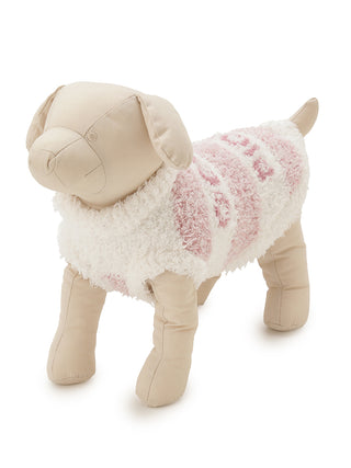 [CAT&DOG] Gelato Pique 2 Border Pet Pullover