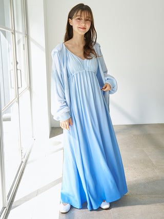 Gradation Drawstring Dress