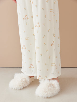 Cat and Flower Long Pants