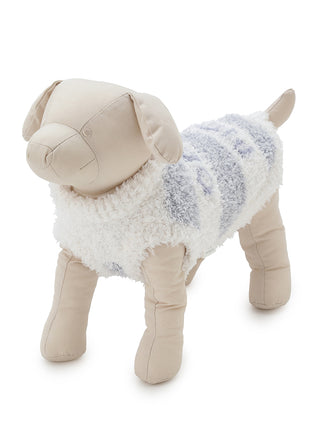[CAT&DOG] Gelato Pique 2 Border Pet Pullover