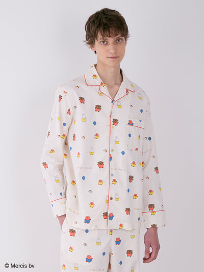 [Dick Bruna] HOMME Patterned Flannel Shirt gelato pique