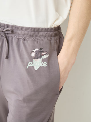 Men's Cool Rayon Boston Terrier T-shirt & Shorts Set