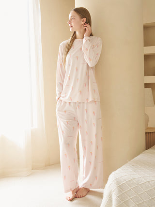 Ice-cream / Bear All Over Printed Pants