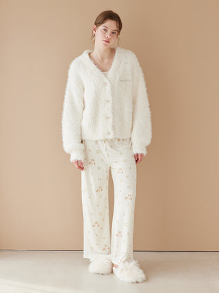 Cat and Flower Long Pants