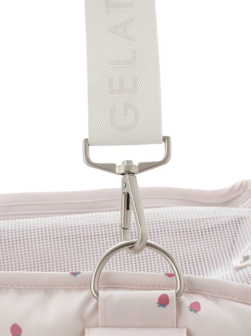 【CAT&DOG】Mini-size Strawberry Quilting Carrier Bag