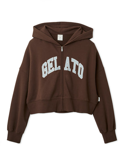 College Logo Hoodie gelato pique