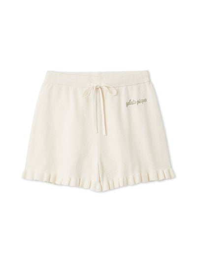 Airy Moco Frill Shorts gelato pique