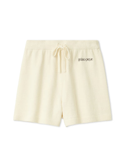 Airy Moco Logo Embroidery Shorts gelato pique