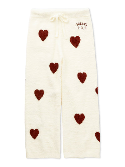 Chocolate & Framboise Baby Moco Heart Lounge Pants gelato pique