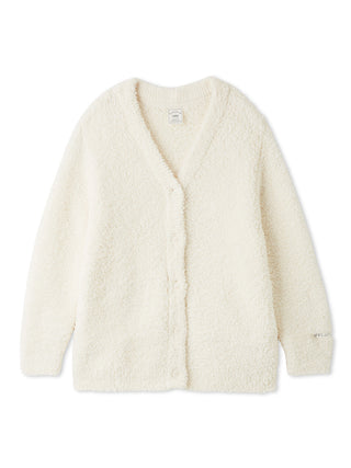 Gelato Pique Basic Gelato Autumn Cardigan in off-white, front view