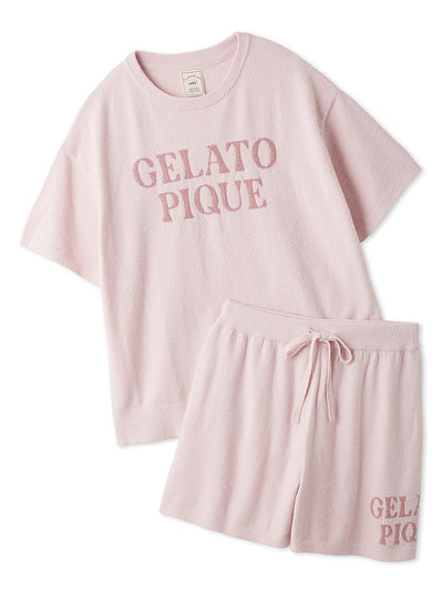Summer Smoothie Logo Jacquard Pullover & Shorts Set gelato pique