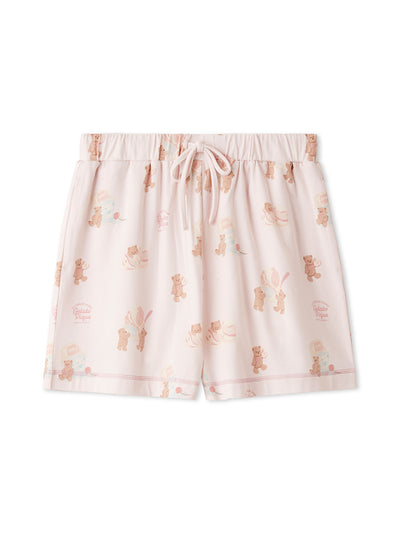 Cool Rayon Ice Cream Bear Shorts gelato pique