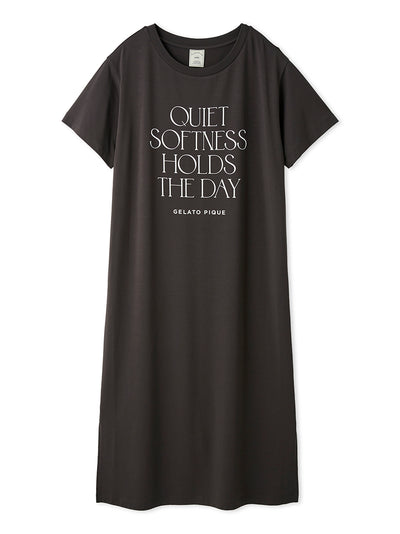 Cool Rayon Logo Printed Dress gelato pique