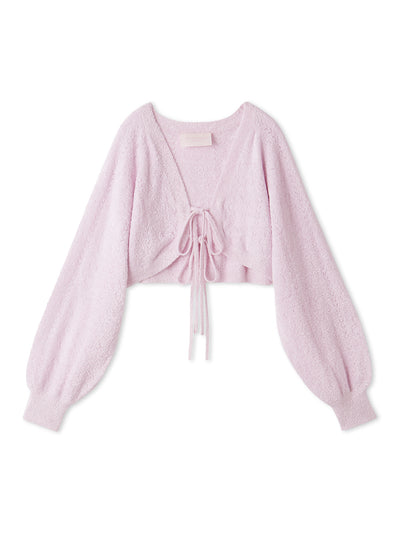 SPRING Knit Cropped Cardigan gelato pique