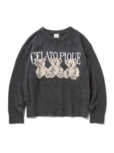 Airy Moco Cute Variety Jacquard Pullover gelato pique