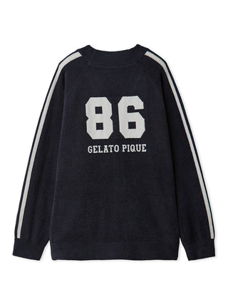Airy Moco Sporty Jacquard Cardigan