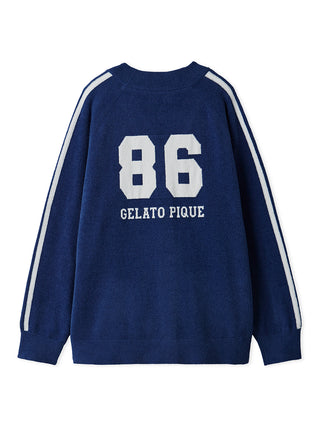 Airy Moco Sporty Jacquard Cardigan