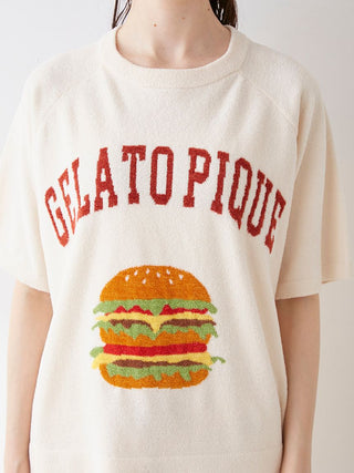 Recycled Moko Pizza Oversized Lounge Shirt collection item of Loungewear and Oversize Shirts for Women at Gelato Pique USA.