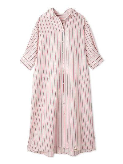 Striped Lounge Dress gelato pique