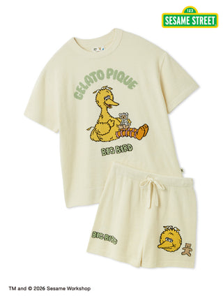 [Coming Soon][SESAME STREET] Airy Moco Jacquard Pullover & Shorts Set