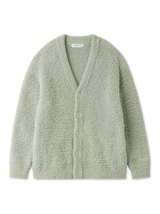 Gelato Pique Men's Basic Gelato Autumn Cardigan in mint, front view