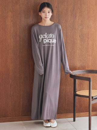 Rayon Simple Logo Dress