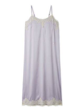Cool Satin Lace Dress With Built-in Bra