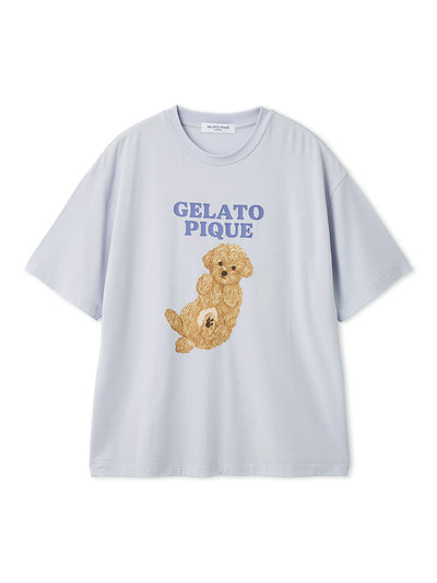 Men's Roll Over Dog Printed T-shirt gelato pique
