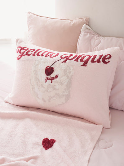 [Sleep] Heart Cake Jacquard Smoothie Pillow Case gelato pique