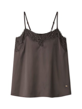 Cool Satin Lace Camisole With Built-in Bra