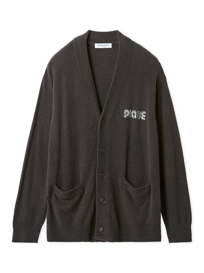 Men's Smoothie Lite UV-cut Logo Cardigan gelato pique