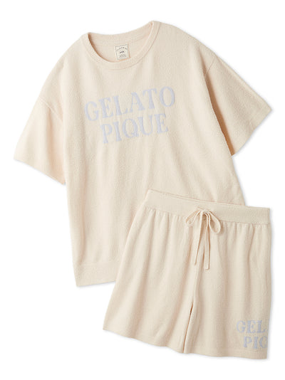 Summer Smoothie Logo Jacquard Pullover & Shorts Set gelato pique