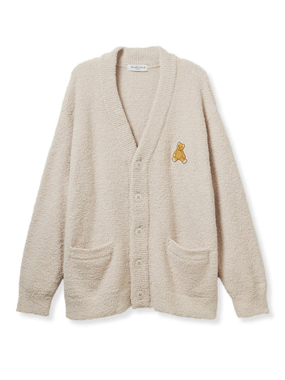 [MENS] Baby Moco Bear One-Point Cardigan gelato pique