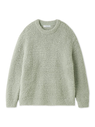 Gelato Pique Men's Basic Gelato Autumn Pullover in mint, front view