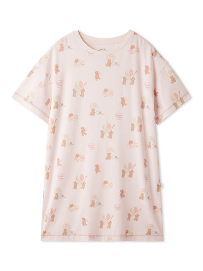 Cool Rayon Ice Cream Bear Dress gelato pique