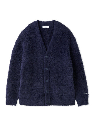 Gelato Pique Men's Basic Gelato Autumn Cardigan in navy, front view