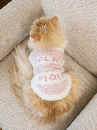 [CAT&DOG] Gelato Pique 2 Border Pet Pullover