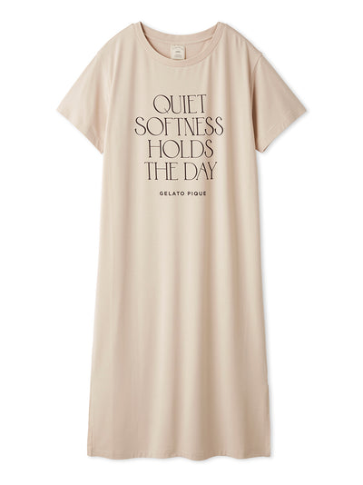 Cool Rayon Logo Printed Dress gelato pique