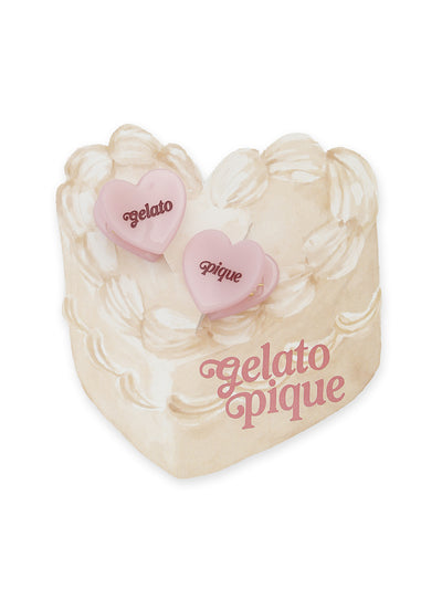 Mini Heart Hair Clips Set gelato pique
