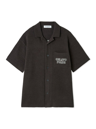 Mens Airy Moco Diner Shirt gelato pique