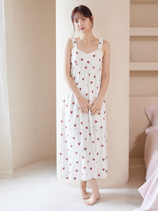 Cool Rayon Heart Dress With Built-in Cup