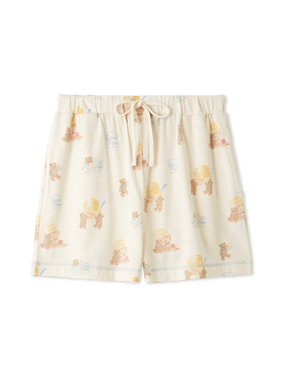 Cool Rayon Ice Cream Bear Shorts gelato pique
