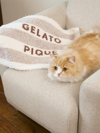 [CAT&DOG] Gelato Pique 2 Border Pet Blanket