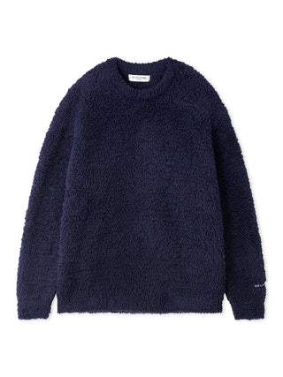 Gelato Pique Men's Basic Gelato Autumn Pullover in navy, front view