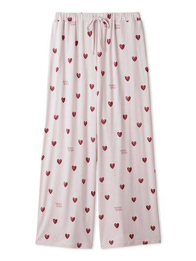 Cool Rayon Heart Pants gelato pique