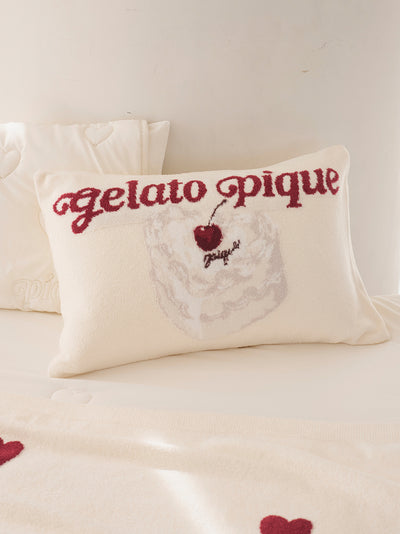 [Sleep] Heart Cake Jacquard Smoothie Pillow Case gelato pique