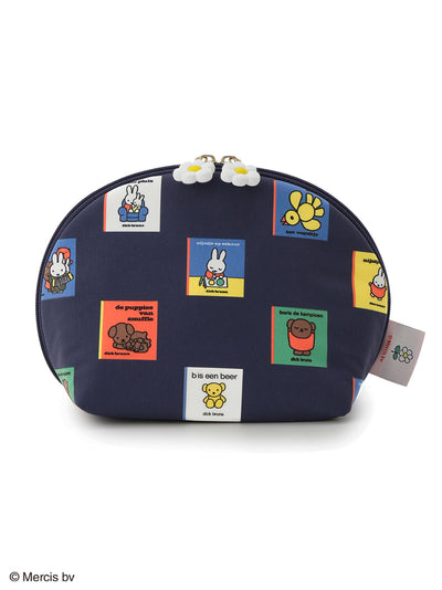 [Dick Bruna] Miffy Books' Motif Flannel Pouch gelato pique